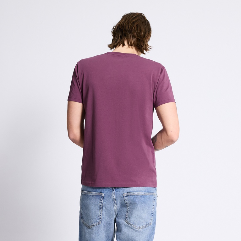 Premium basic tee "Casper" Plum